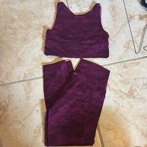 DSG Purple Matching Set Leggings Modern Fit